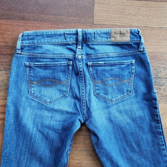 Abercrombie & Fitch "The A&F Skinny" Low Rise Jeans Size 27/4S - Picture 14 of 16